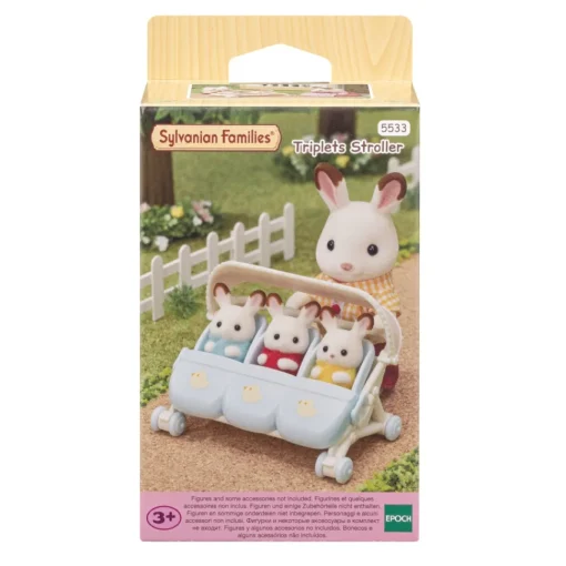 Sylvanian Families Carrito De Trillizos* Munecas Y Peluches