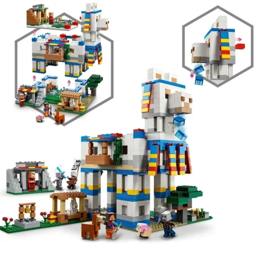LEGO Casa De Juguete Para Construir El Pueblo-Llama Y Sus Personajes Minecraft* Puzzles Y Construcciones