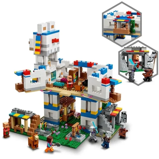 LEGO Casa De Juguete Para Construir El Pueblo-Llama Y Sus Personajes Minecraft* Puzzles Y Construcciones