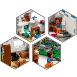 LEGO Casa De Juguete Para Construir El Pueblo-Llama Y Sus Personajes Minecraft* Puzzles Y Construcciones