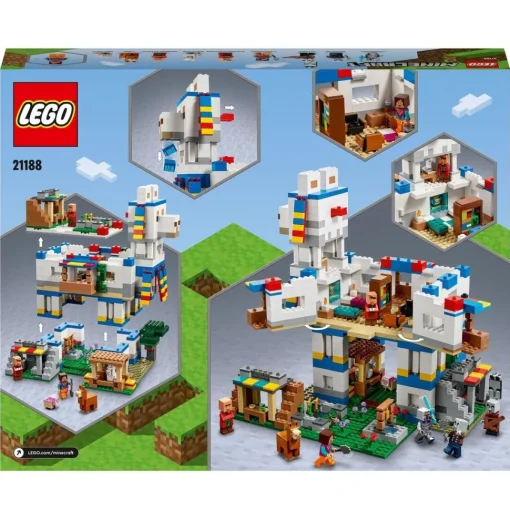 LEGO Casa De Juguete Para Construir El Pueblo-Llama Y Sus Personajes Minecraft* Puzzles Y Construcciones