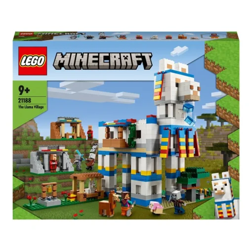 LEGO Casa De Juguete Para Construir El Pueblo-Llama Y Sus Personajes Minecraft* Puzzles Y Construcciones