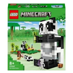 LEGO Casa De Juguete Para Construir El Refugio-Panda Con Animales Y Mini Figuras Minecraft* Puzzles Y Construcciones