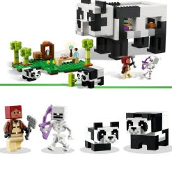 LEGO Casa De Juguete Para Construir El Refugio-Panda Con Animales Y Mini Figuras Minecraft* Puzzles Y Construcciones