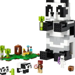 LEGO Casa De Juguete Para Construir El Refugio-Panda Con Animales Y Mini Figuras Minecraft* Puzzles Y Construcciones