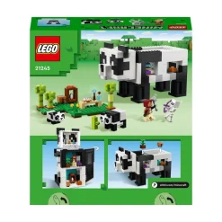 LEGO Casa De Juguete Para Construir El Refugio-Panda Con Animales Y Mini Figuras Minecraft* Puzzles Y Construcciones