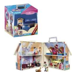 Playmobil Casa De Munecas Maletin De Juguete Con Muebles Dollhouse* Muñecos Articulados