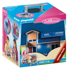 Playmobil Casa De Munecas Maletin De Juguete Con Muebles Dollhouse* Muñecos Articulados