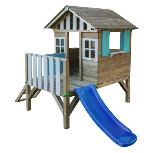 MASGAMES Casita Lollipop Azul Elevada Madera* Casitas Y Parques