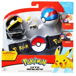 Bizak Cinturon Pokeball Bola De Ataque Pokemon * Muñecos Articulados
