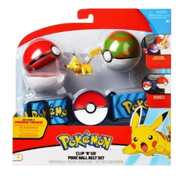 Bizak Cinturon Pokeball Bola De Ataque Pokemon * Muñecos Articulados