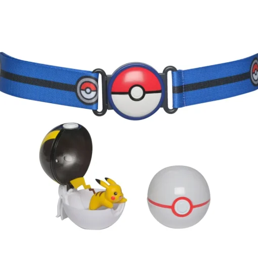 Bizak Cinturon Pokeball Bola De Ataque Pokemon * Muñecos Articulados