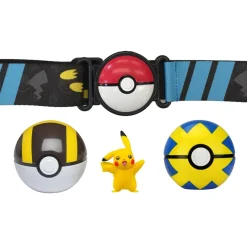 Bizak Cinturon Pokeball Bola De Ataque Pokemon * Muñecos Articulados
