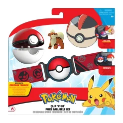 Bizak Cinturon Pokeball Bola De Ataque Pokemon * Muñecos Articulados