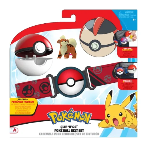 Bizak Cinturon Pokeball Bola De Ataque Pokemon * Muñecos Articulados