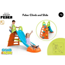 Feber Climb And Slide* Juguetes Al Aire Libre