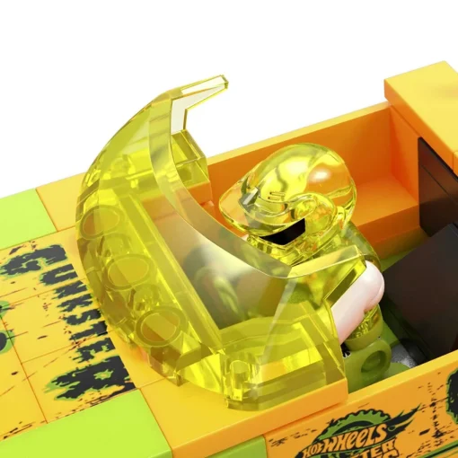 Mega Construx Coche De Bloques De Construccion Coche Monster Trucks Gunkster Hot Wheels * Puzzles Y Construcciones