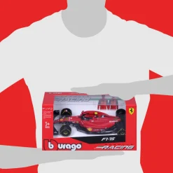BBURAGO Coche De Ferrari Formula 1 F1-75 Carlos Sainz R&P 1:43 * Coches, Circuitos Y Radiocontrol