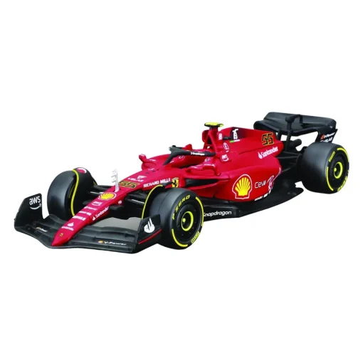 BBURAGO Coche De Ferrari Formula 1 F1-75 Carlos Sainz R&P 1:43 * Coches, Circuitos Y Radiocontrol