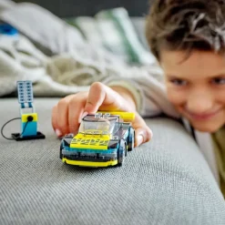 LEGO Coche De Juguete Para Construir Deportivo Electrico Y Mini Figura De Piloto City* Puzzles Y Construcciones