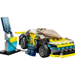 LEGO Coche De Juguete Para Construir Deportivo Electrico Y Mini Figura De Piloto City* Puzzles Y Construcciones