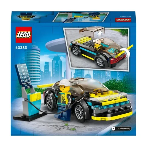 LEGO Coche De Juguete Para Construir Deportivo Electrico Y Mini Figura De Piloto City* Puzzles Y Construcciones