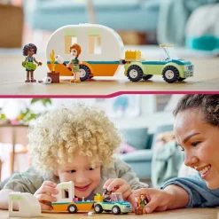 LEGO Coche De Juguete Y Caravana Para Construir Excursion De Vacaciones Friends* Puzzles Y Construcciones