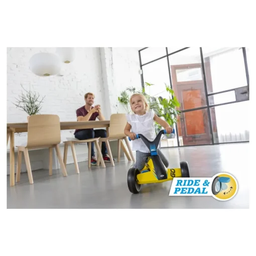 BERG Coche De Pedales Sparx Yellow Go²* Bicicletas, Correpasillos, Triciclos