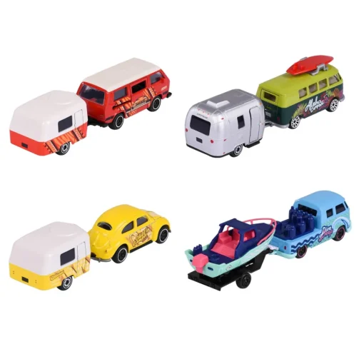 Majorette Coche Volkswagen The Originals Trailer, 4 Surt.* Coches, Circuitos Y Radiocontrol