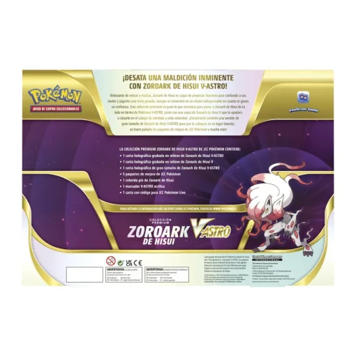 BANDAI Coleccion Vstar Premium Hisuian Zoroark Pokemon * Juegos De Mesa