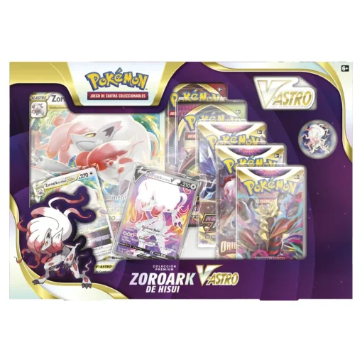BANDAI Coleccion Vstar Premium Hisuian Zoroark Pokemon * Juegos De Mesa