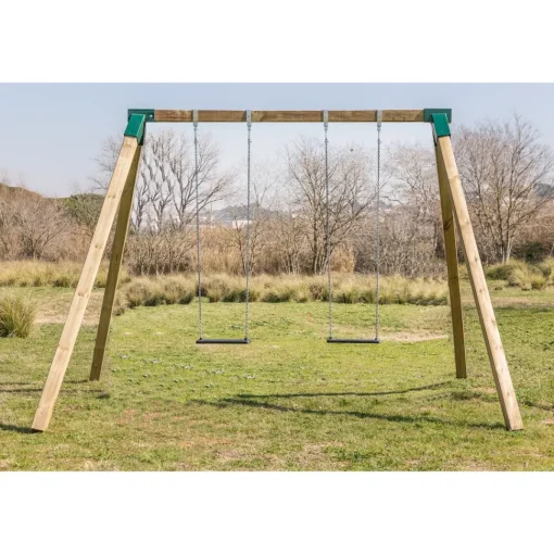 MASGAMES Columpio Karai Deluxe Adultos Cadenas Madera* Casitas Y Parques