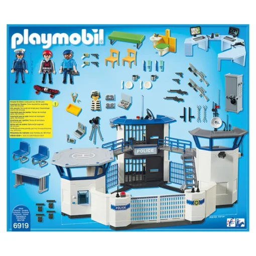 Playmobil Comisaria De Policia Con Prision City Action* Muñecos Articulados