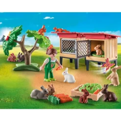 Playmobil Conejera Country* Muñecos Articulados