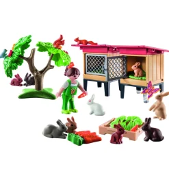 Playmobil Conejera Country* Muñecos Articulados