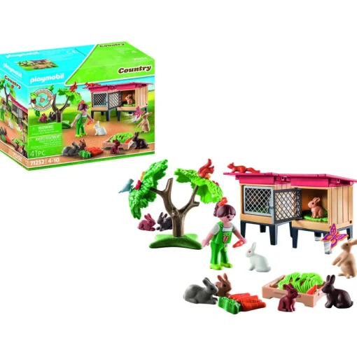 Playmobil Conejera Country* Muñecos Articulados