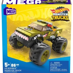 Hot Wheels Conjuntos De Construccion Poderosos Monster Trucks De De Mega* Puzzles Y Construcciones