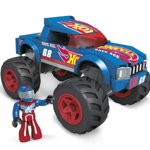 Hot Wheels Conjuntos De Construccion Poderosos Monster Trucks De De Mega* Puzzles Y Construcciones