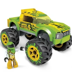 Hot Wheels Conjuntos De Construccion Poderosos Monster Trucks De De Mega* Puzzles Y Construcciones