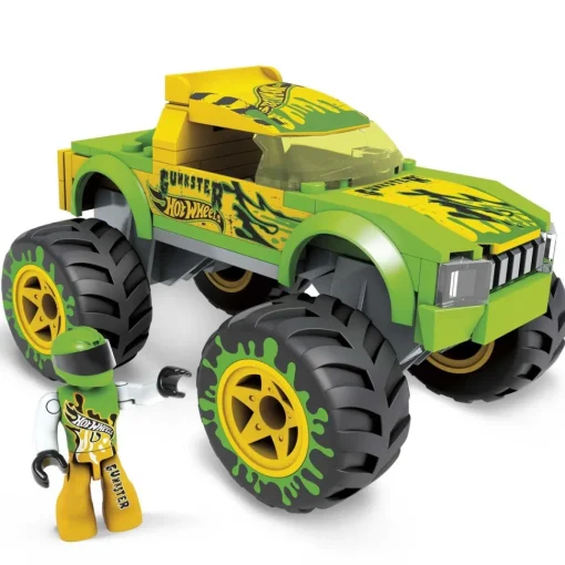 Hot Wheels Conjuntos De Construccion Poderosos Monster Trucks De De Mega* Puzzles Y Construcciones