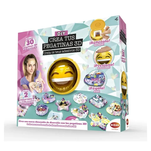 Bizak Crea Tus Pegatinas 3D * Juegos Educativos