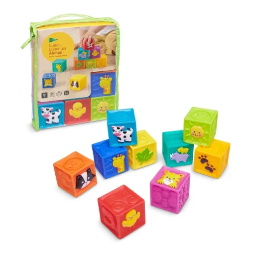 El Corte Inglés Cubos Apilables Blanditos Con Animales Y Numeros Alehop El Corte Ingles* Preescolar