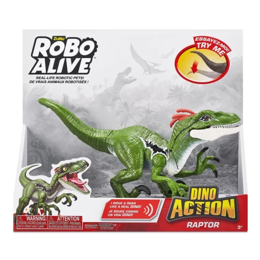 Robo Alive Dino Action Raptor * Juguetes Al Aire Libre