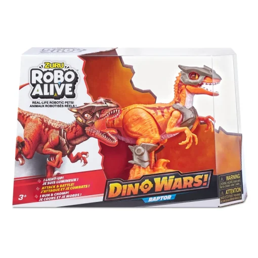 Robo Alive Dino Wars Raptor Acorazado Electronico Con Movimiento Realista* Muñecos Articulados