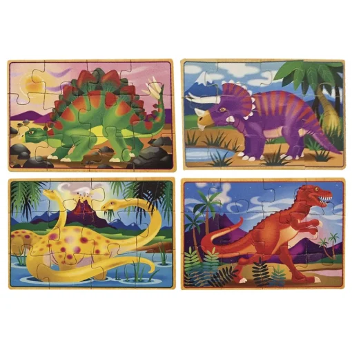 Melissa & Doug Dinosaurs Puzzles In A Box * Preescolar