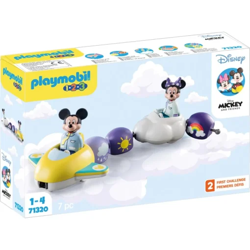 Playmobil Disney: Mickey Y Minnie Tren Nube 1.2.3* Muñecos Articulados