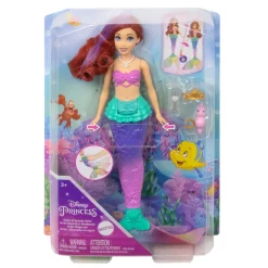 Mattel Disney Princess Ariel Cambia De Color Y Nada * Munecas Y Peluches