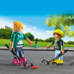 Playmobil Duo Pack Figuras Hockey Sobre Patines * Muñecos Articulados