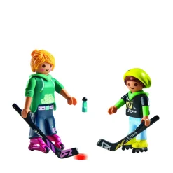 Playmobil Duo Pack Figuras Hockey Sobre Patines * Muñecos Articulados