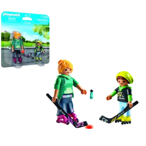 Playmobil Duo Pack Figuras Hockey Sobre Patines * Muñecos Articulados